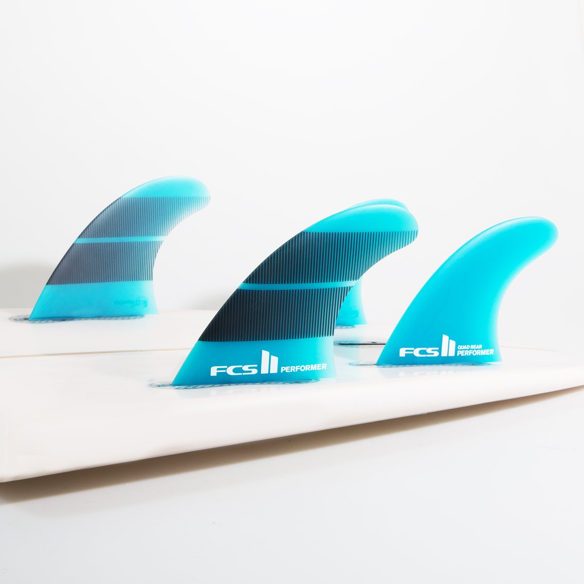 FCS FCS II Performer Neo Glass Medium Teal gradient - Quad