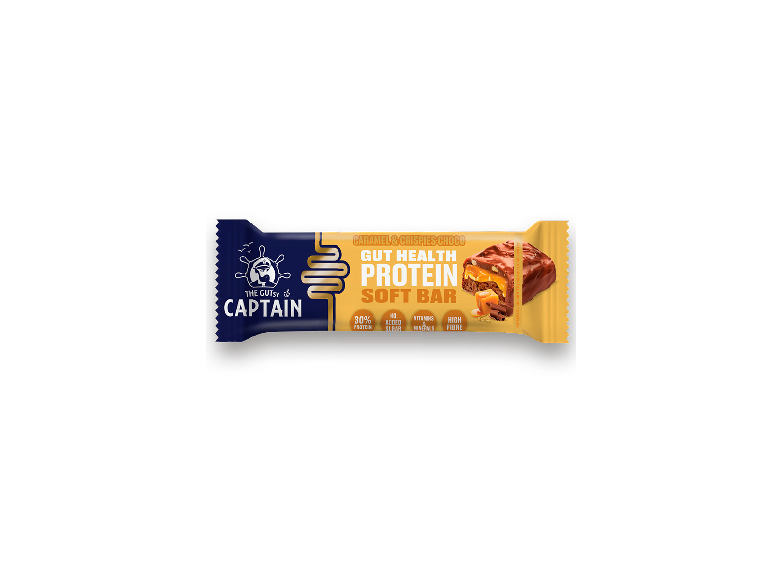 BARRA THE GUTSY CAPTAIN CHOC CARAMELO 50 G