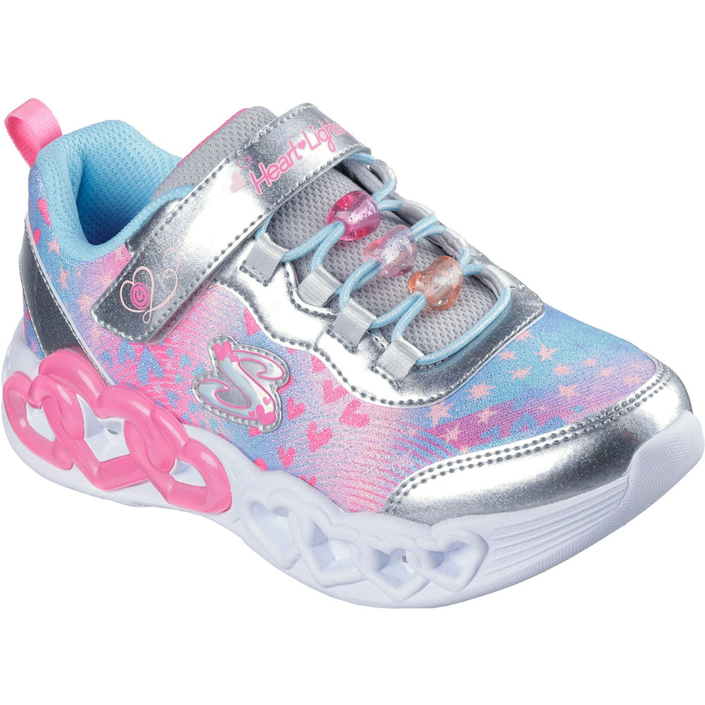 Køb Skechers Silver Infinite Heart Lights - Heart Jewels