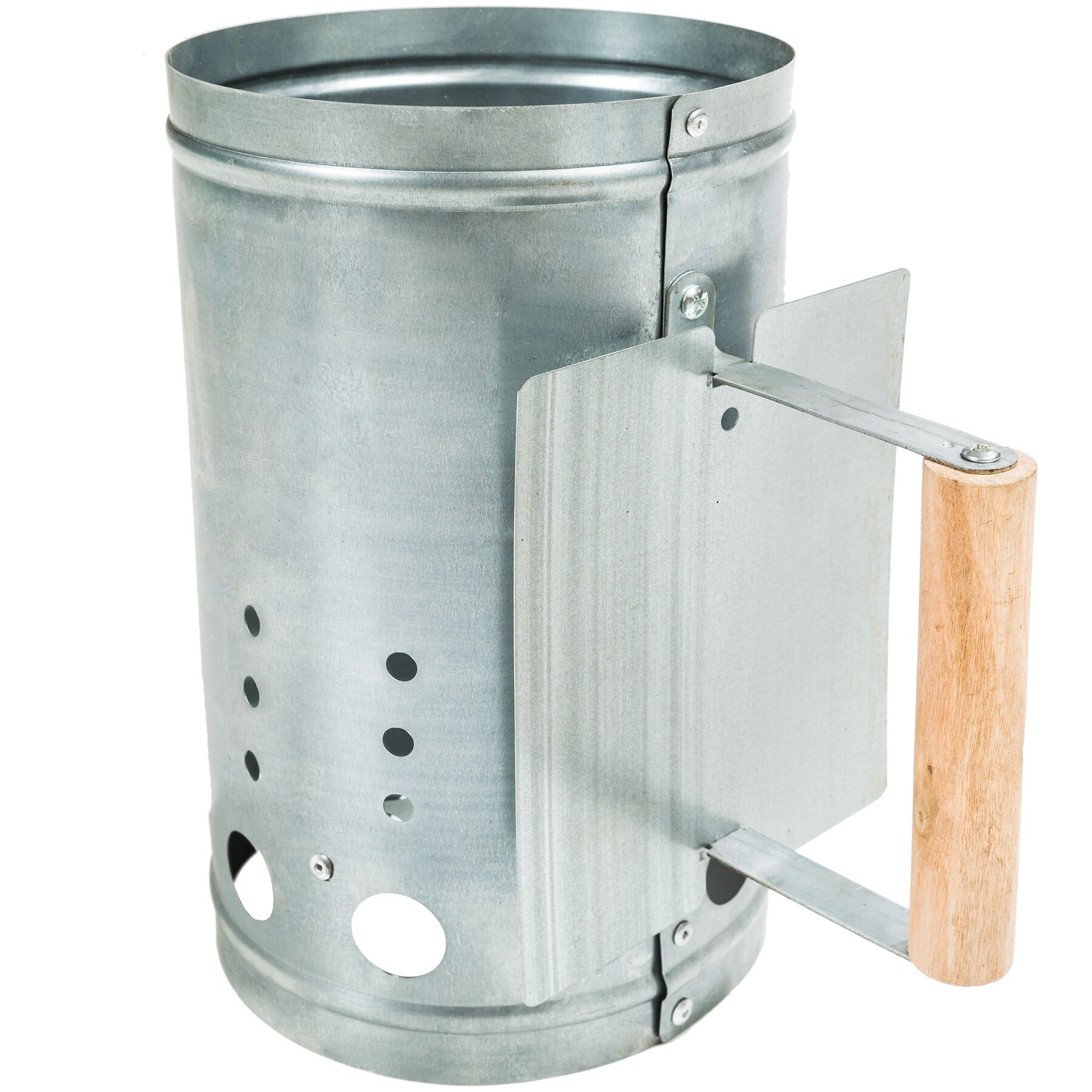 tectake® Anzündkamin, aus Stahlblech mit Hitzschild, optimale Luftzufuhr, 16 x 27 cm