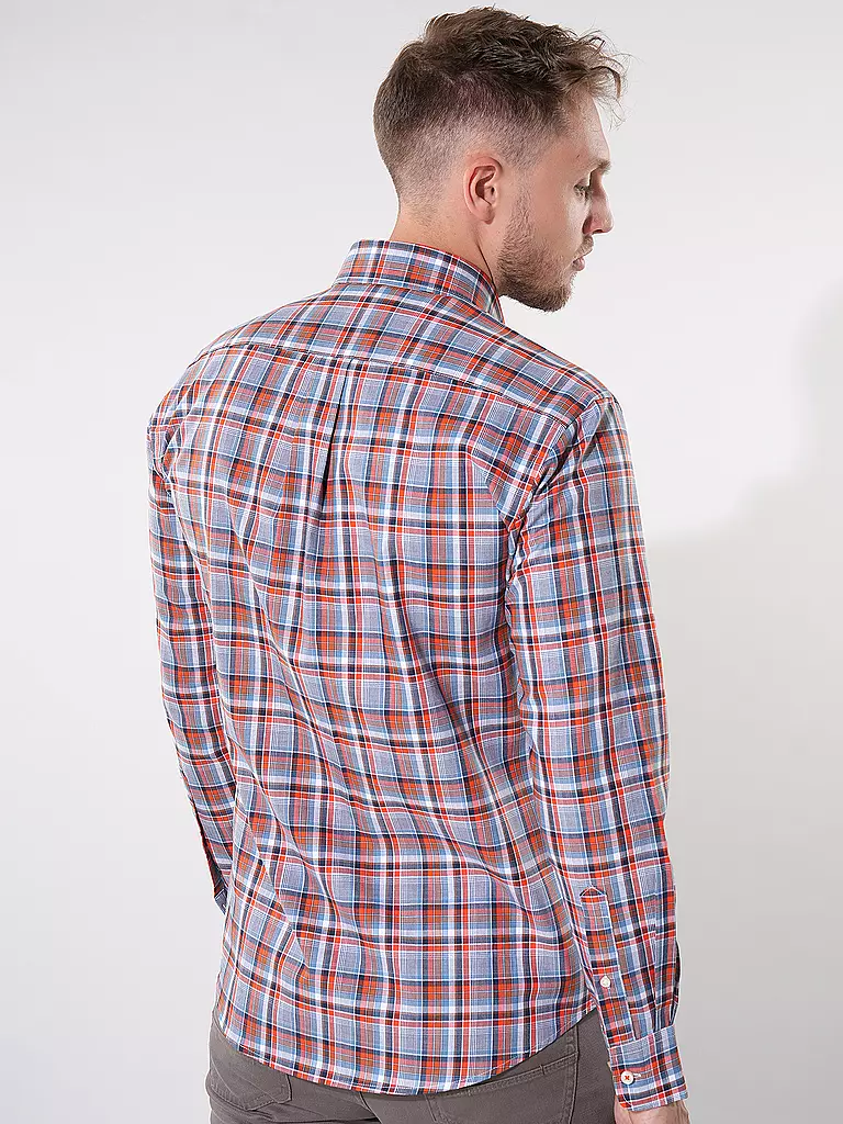 FYNCH HATTON Hemd Casual Fit orange