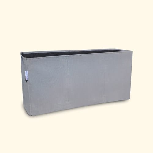 Jardinière en géotextile gris 75cm