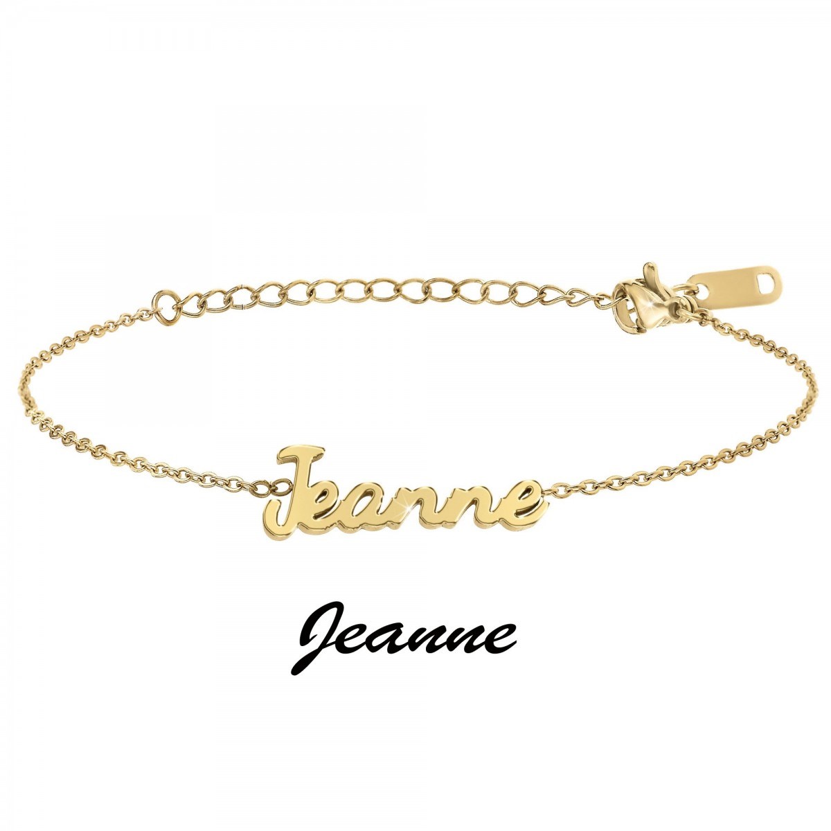 Jeanne - Bracelet prénom
