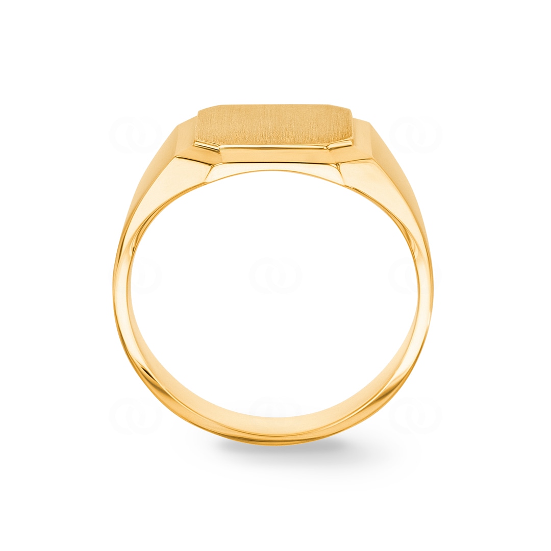 Siegelring 750/18 K Gelbgold 12 x 11mm