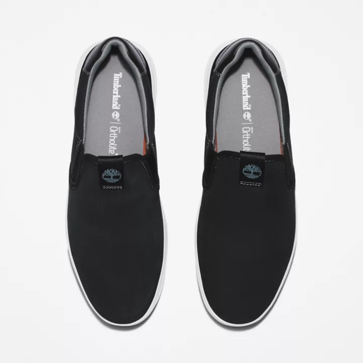 Chaussure sans lacets Seneca Bay pour homme en noir
