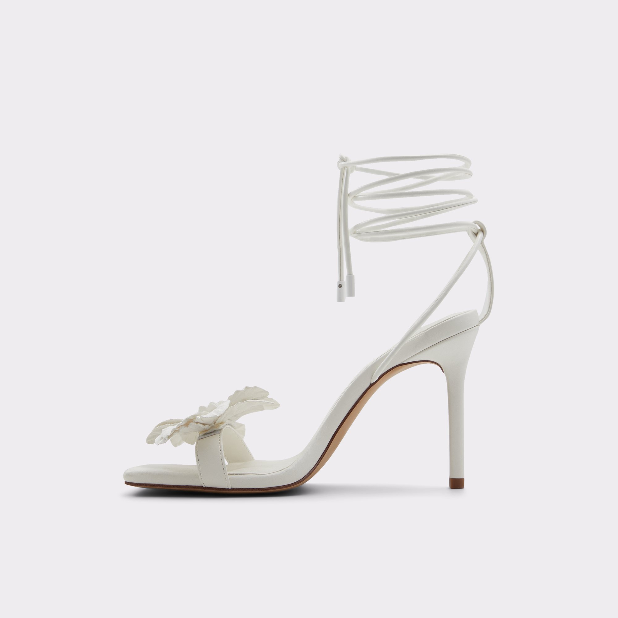 Afatlan White Women Strappy Sandals