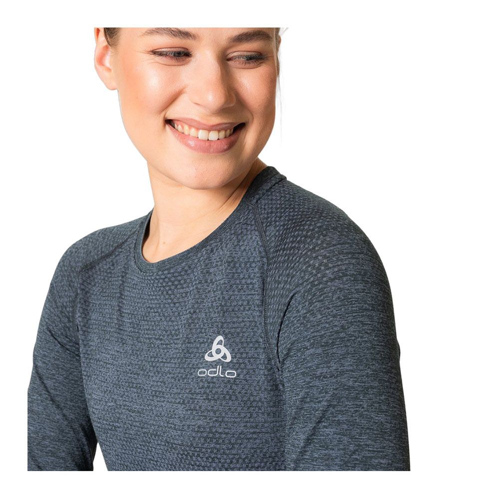 Odlo ESSENTIAL SEAMLESS - Maillot Femme india ink melange