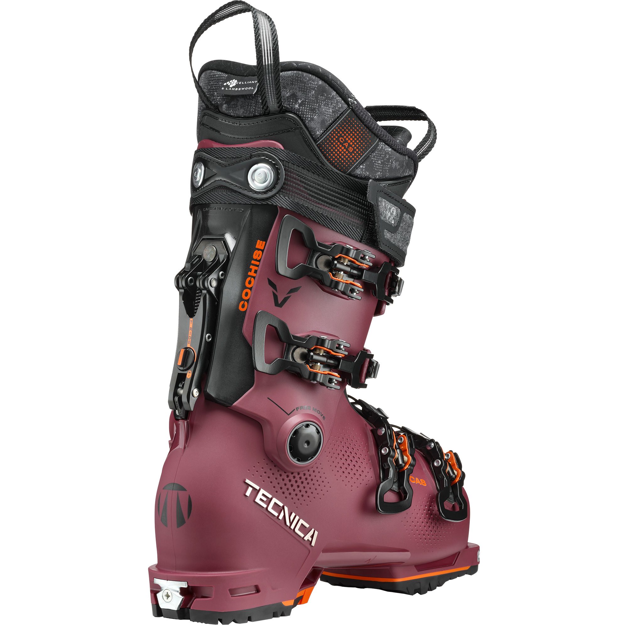 Tecnica Cochise MV 105 W DYN GripWalk Freetouring Skischuhe Damen progressive bordeaux