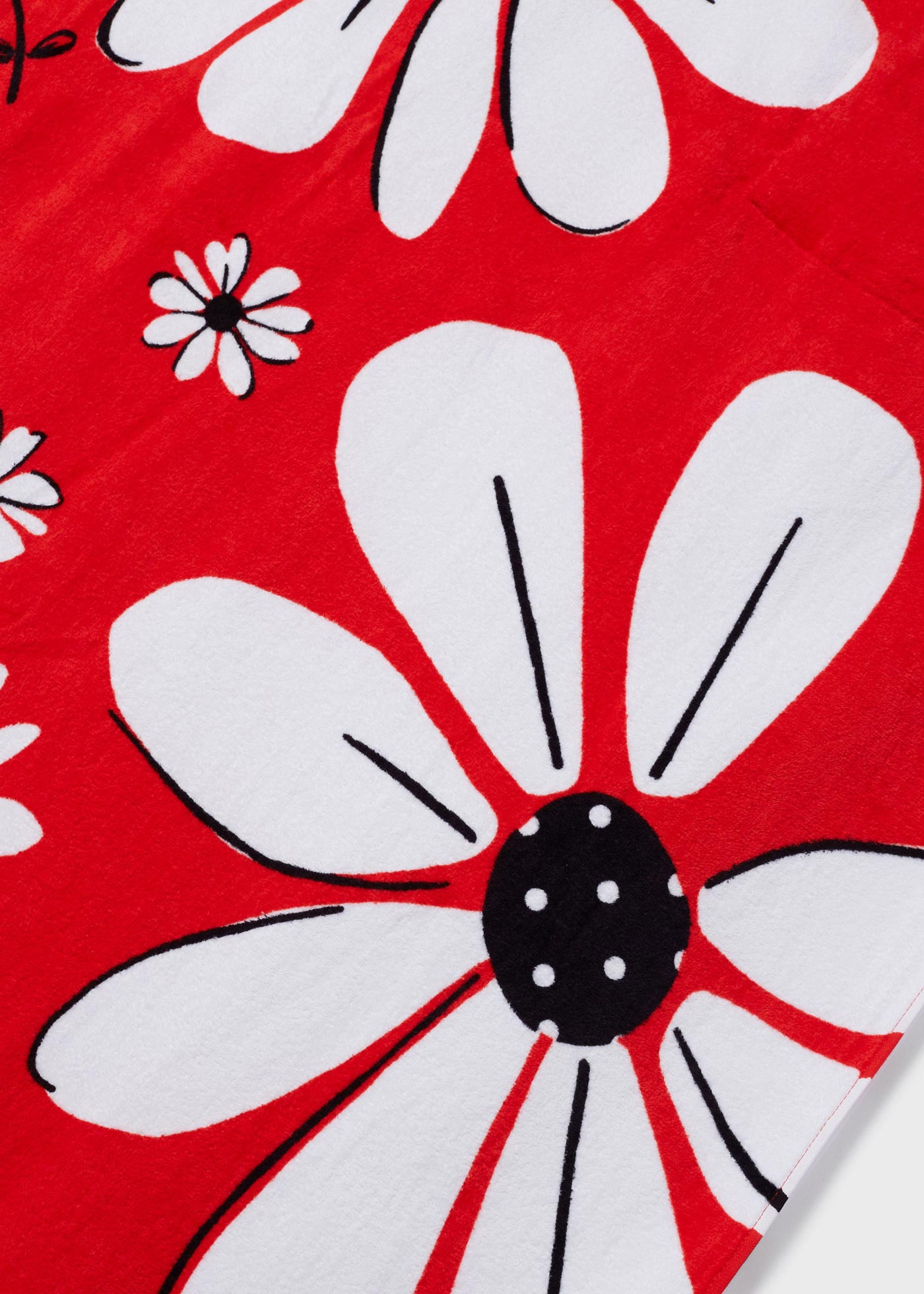 Toalha de algodão estampada com mochila embutida para meninas