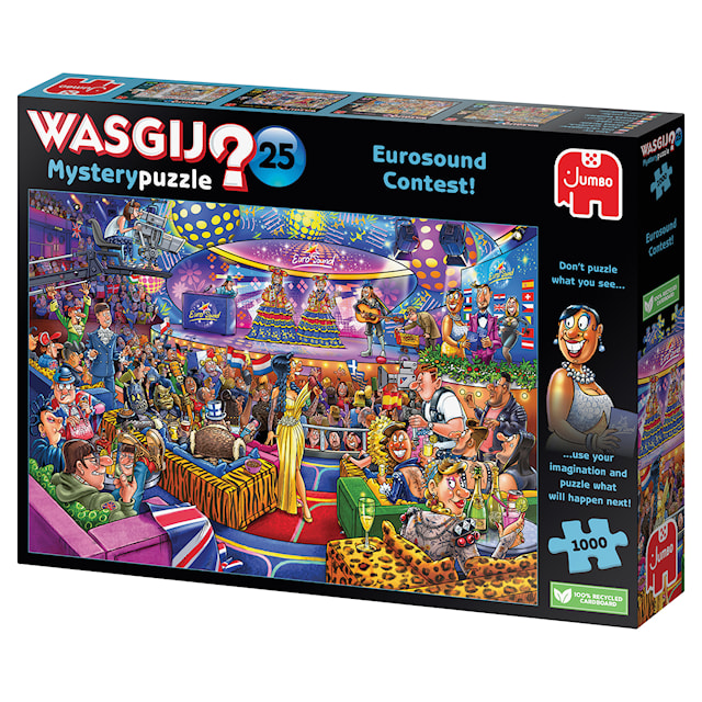 Wasgij Mystery 25 Eurosong contest Puslepill 1000 brikker, Jumbo