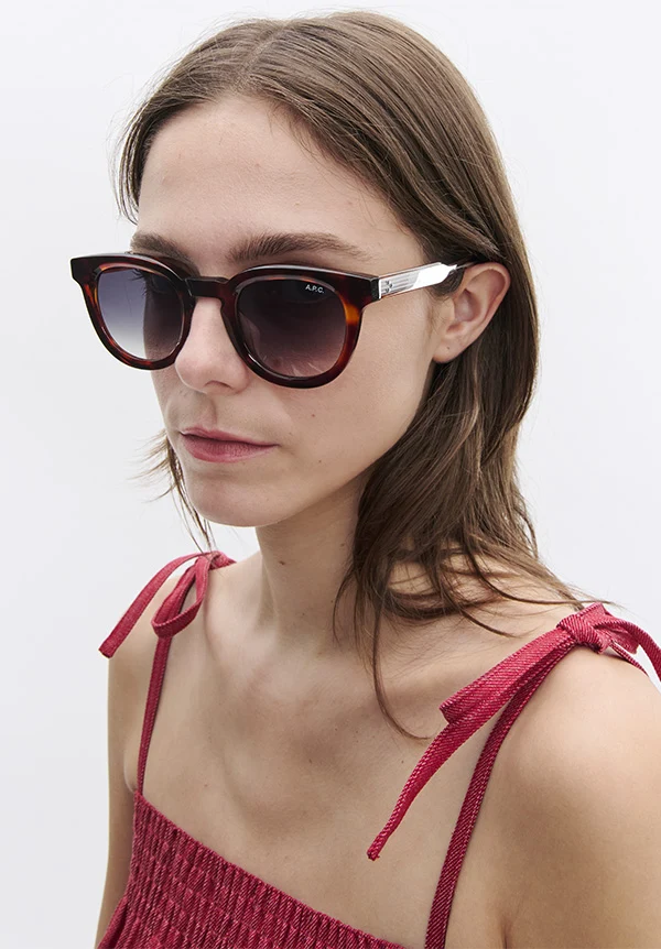 Les Lou - Lunettes de soleil - Whisky / marron