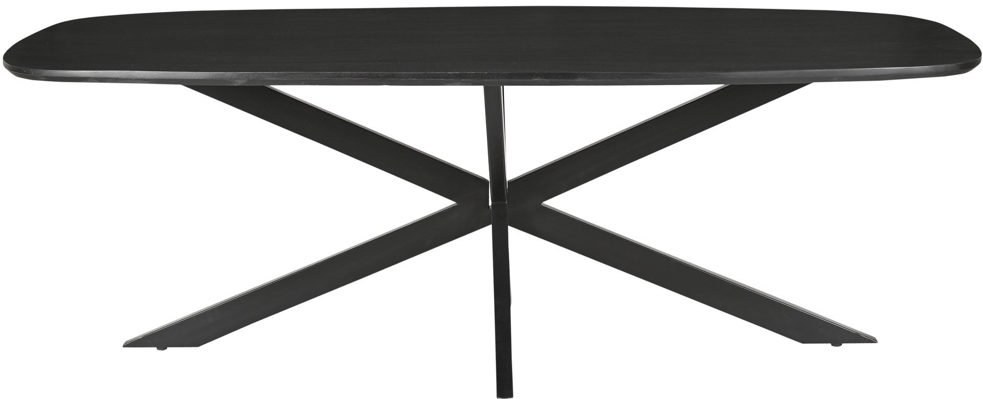 Eettafel Danish Oval Black Jesper