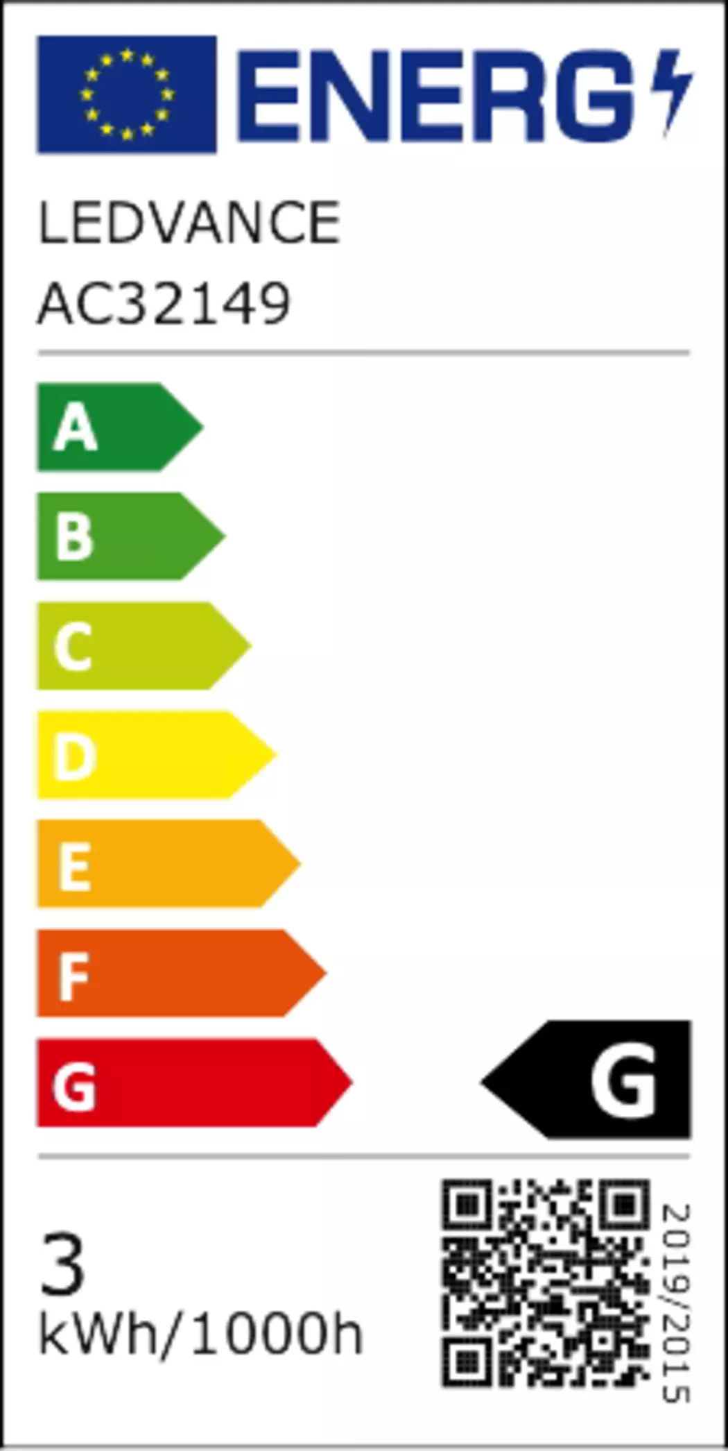 LED-Röhrenform E14/1,3 Watt/Energie G