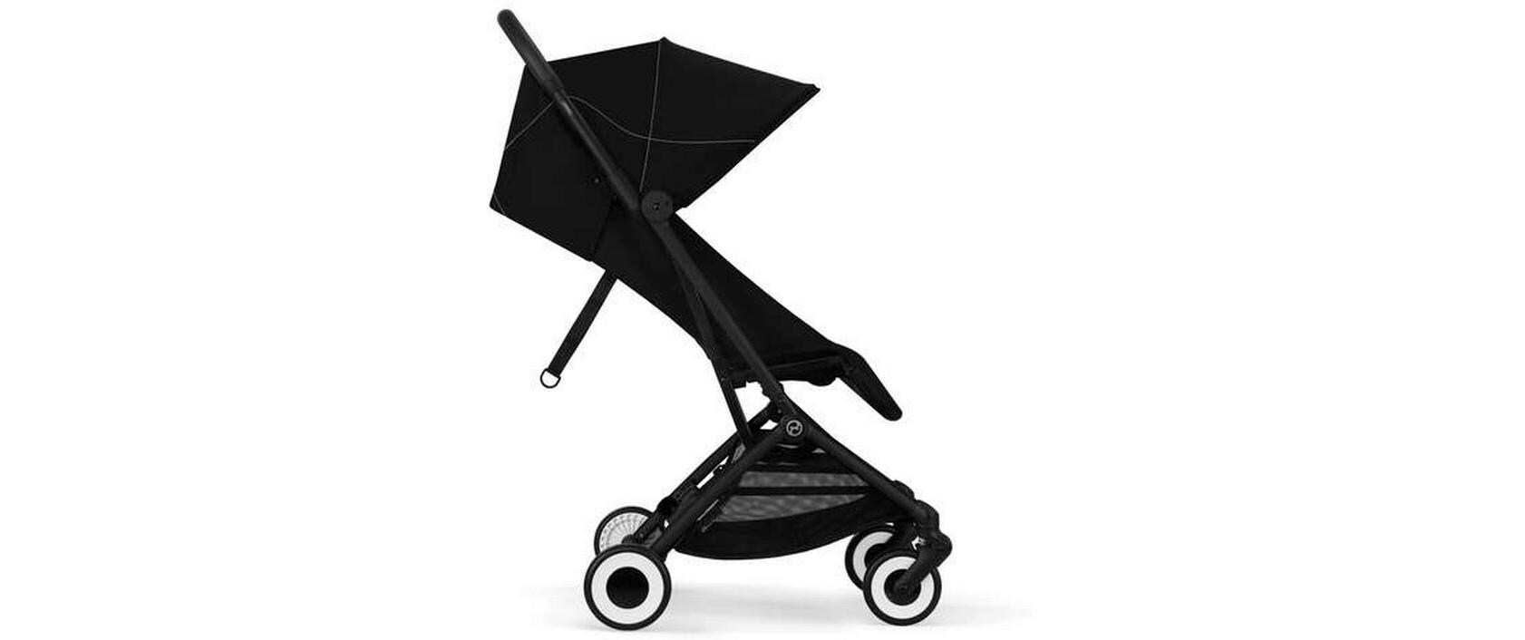 Buggy Orfeo Magic Black<br>Kompakter Reisebuggy mit Handgepäckmasse