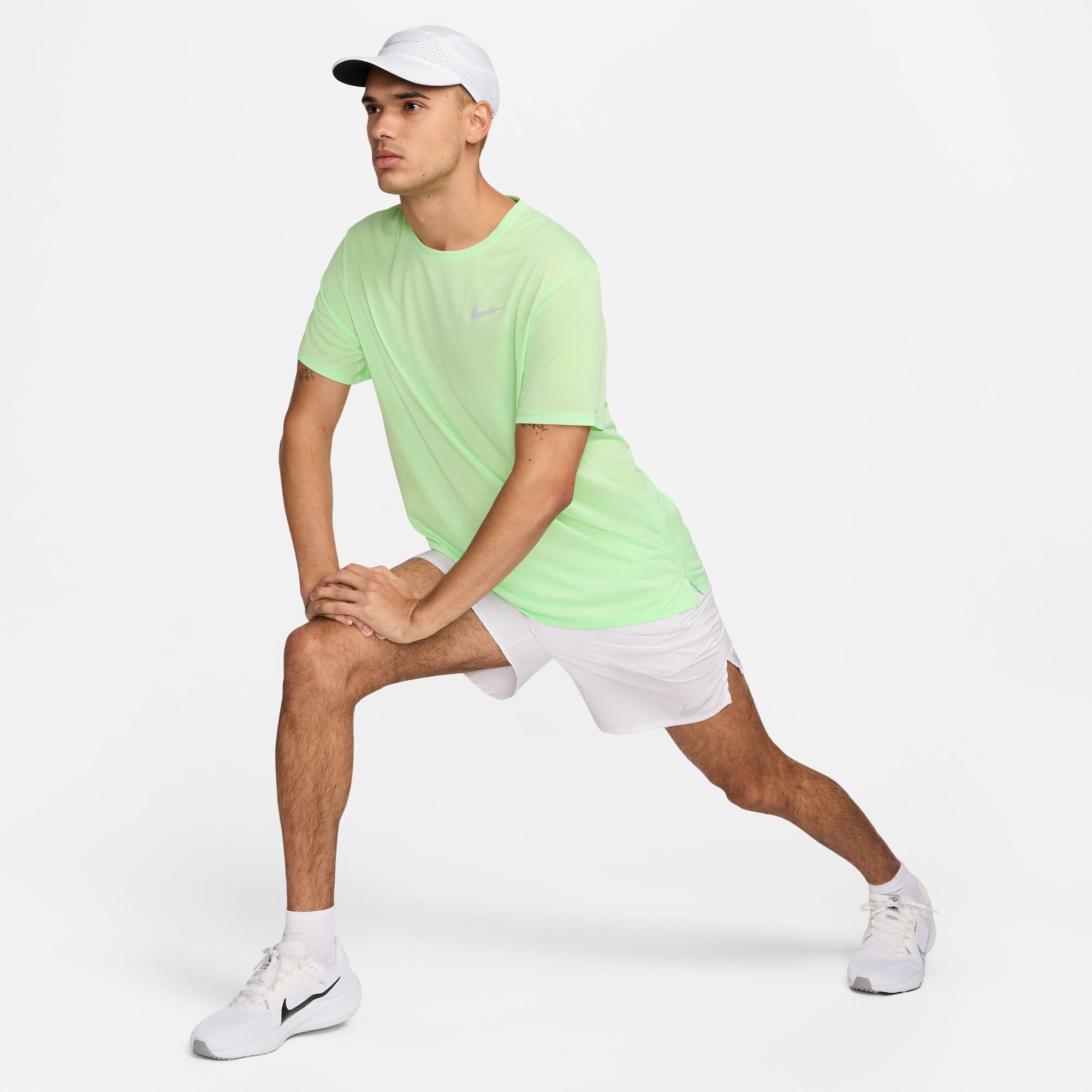 Dri-FIT Miler Running Tee Herre 376/Vapor Green/Reflective Silver