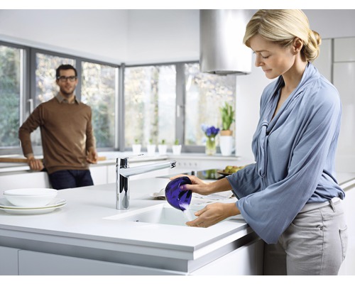GROHE EURODISC COSMOPOLITAN keukenkraan, chroom 33770002