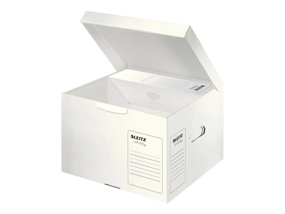 Opbevaringskasse Leitz Infinity FSC®mediu Hvid - (10 stk.)
