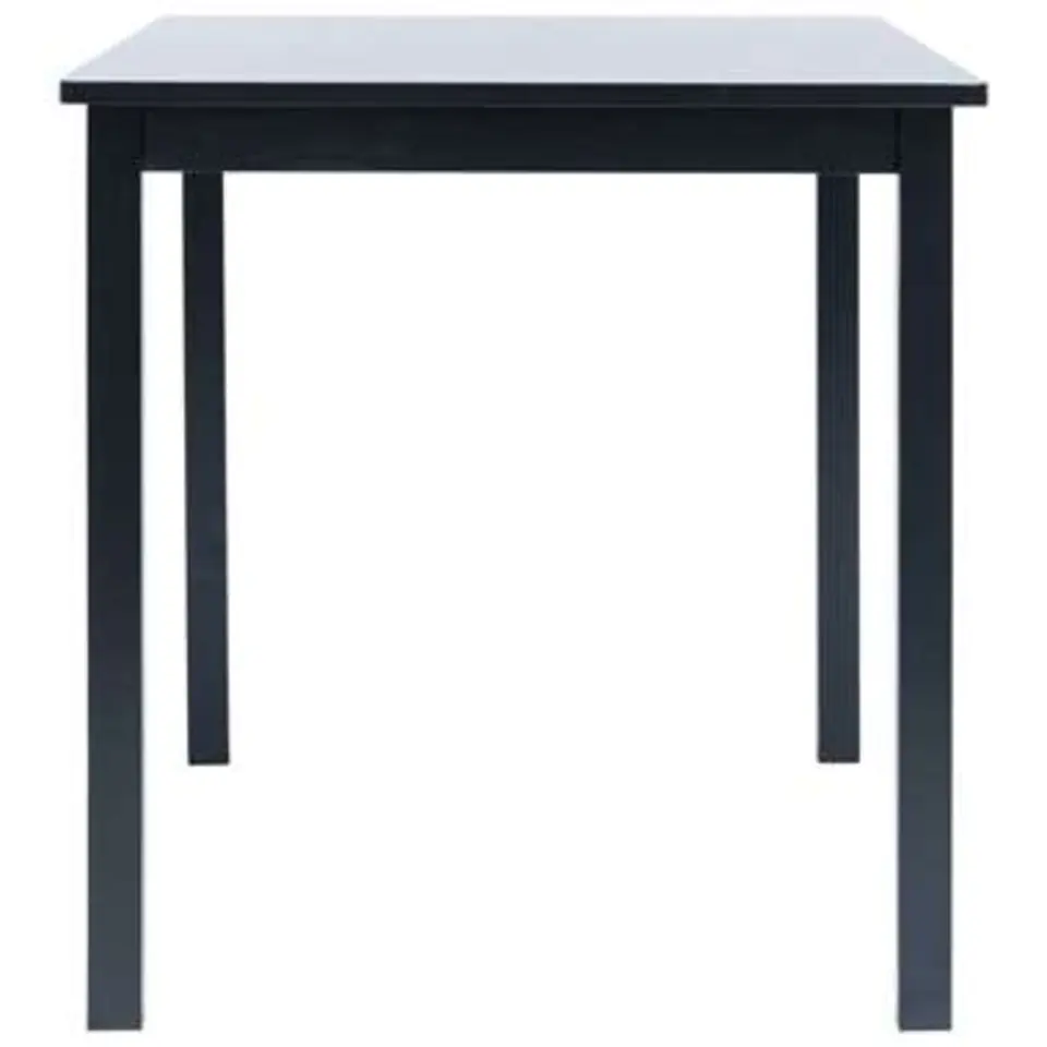 vidaXL - Eettafel - Zwart - Hout