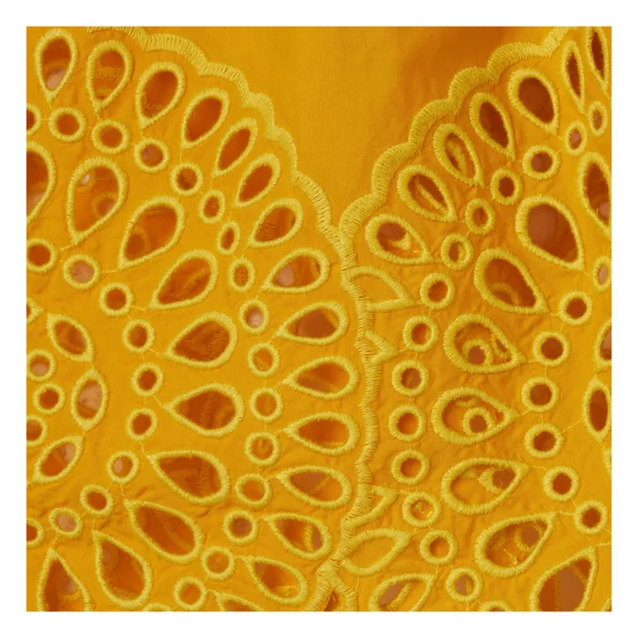 Stella McCartney Kids Jupe Broderie Anglaise | Jaune