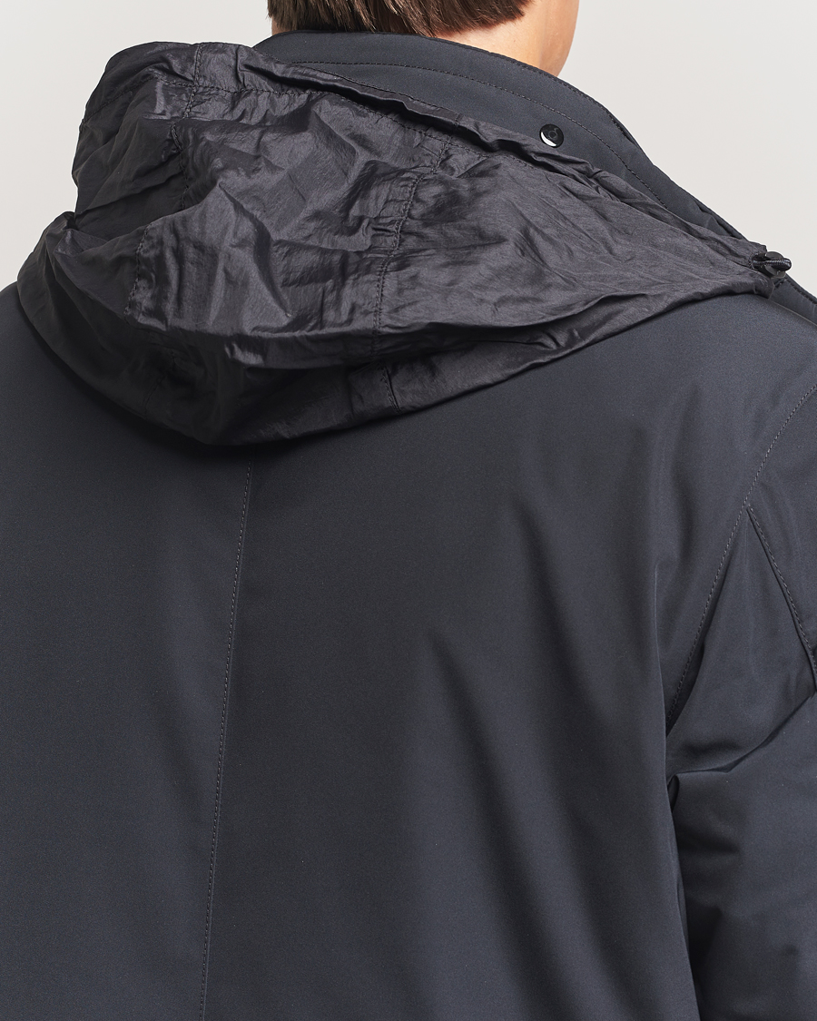 Stone Island Micro Twill Padded Field Jacket Black