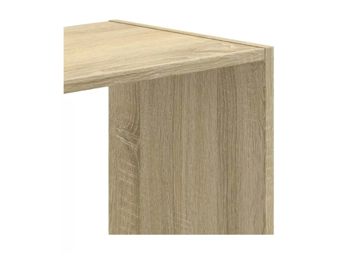 Bibliothèque chêne sonoma 68,5x32x75 cm bois d'ingénierie