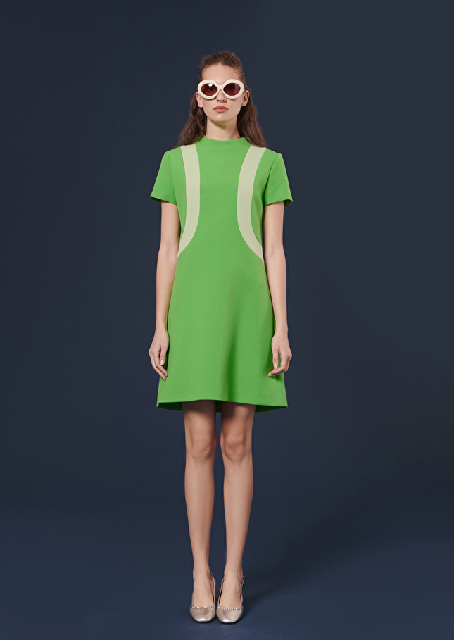Robe Raquelverte en toile double