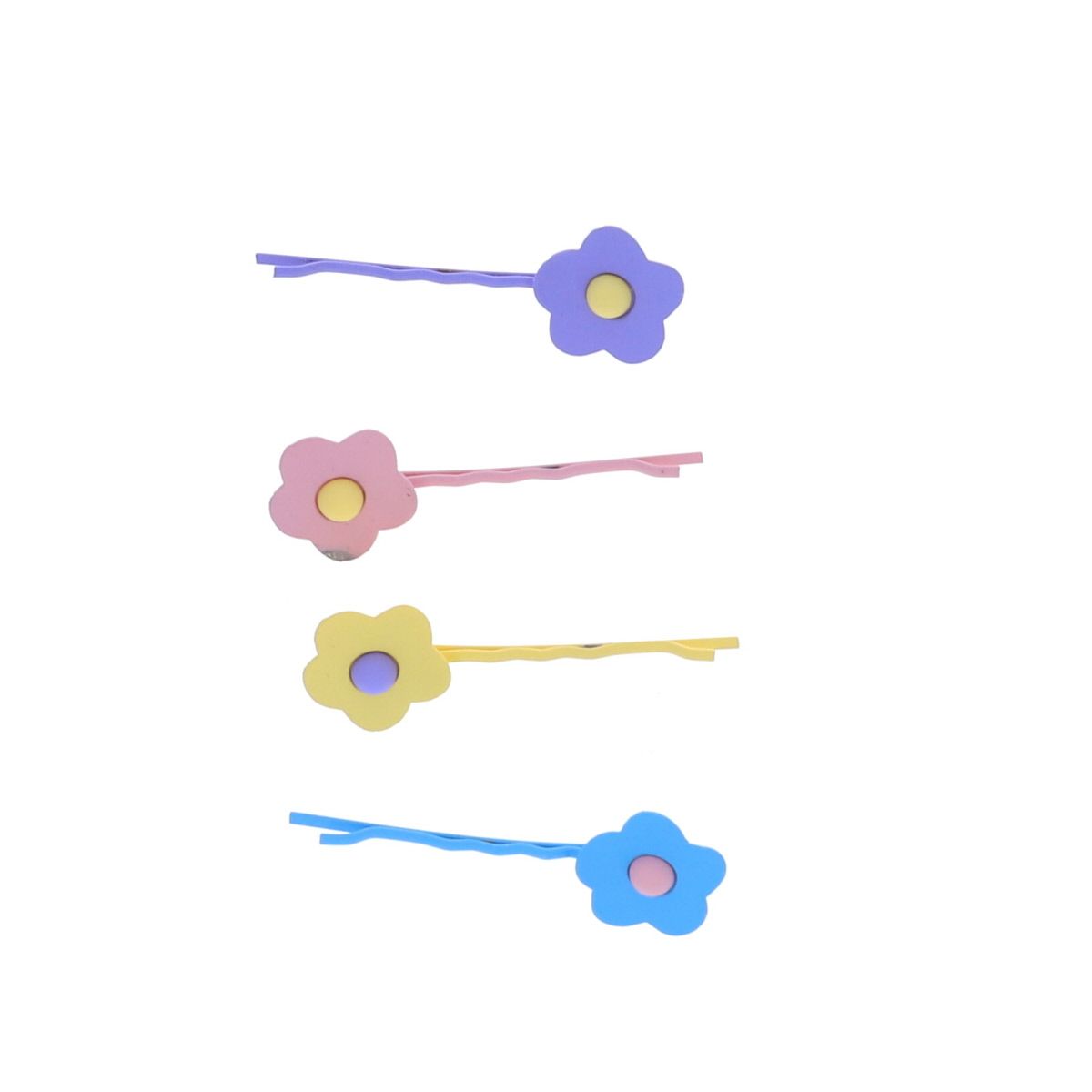 Lot de 4 barrettes à fleur Roodoudou