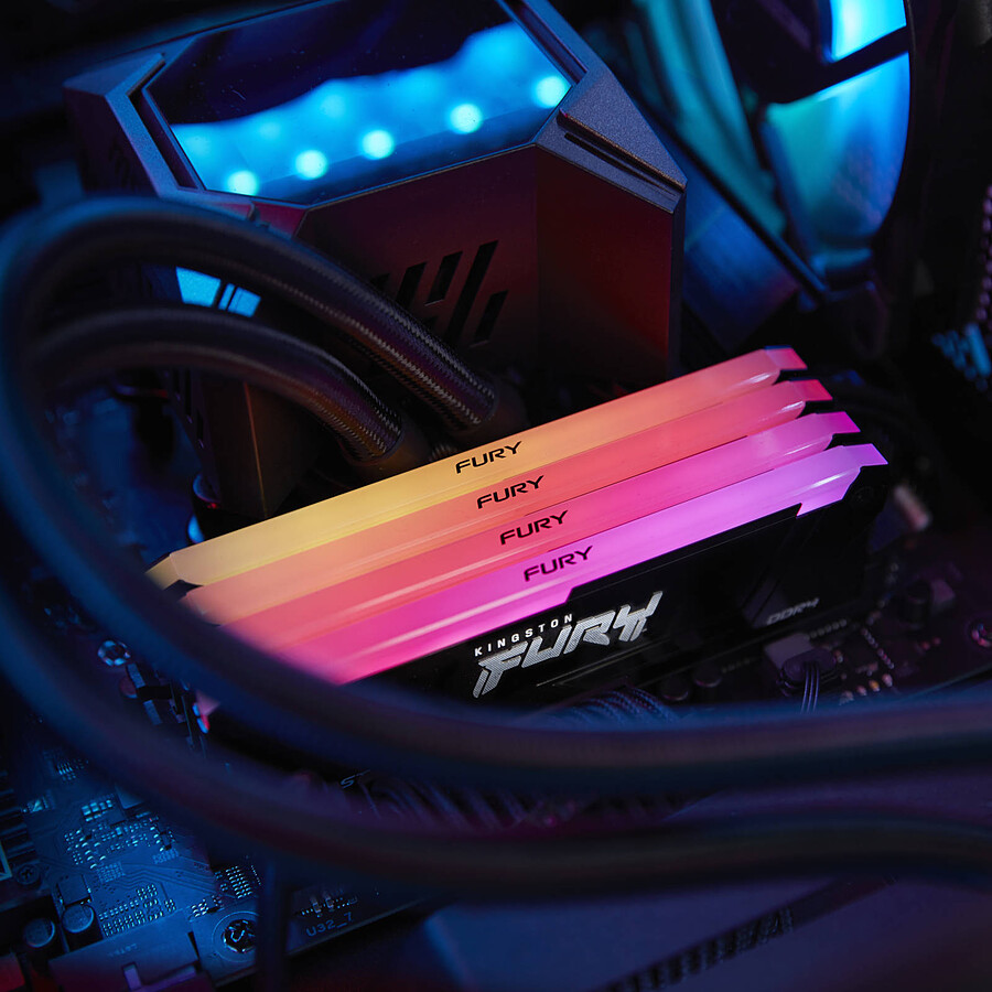 Kingston Fury Beast RGB - 2 x 8 Go (16 Go) - DDR4 3600 MHz - CL17