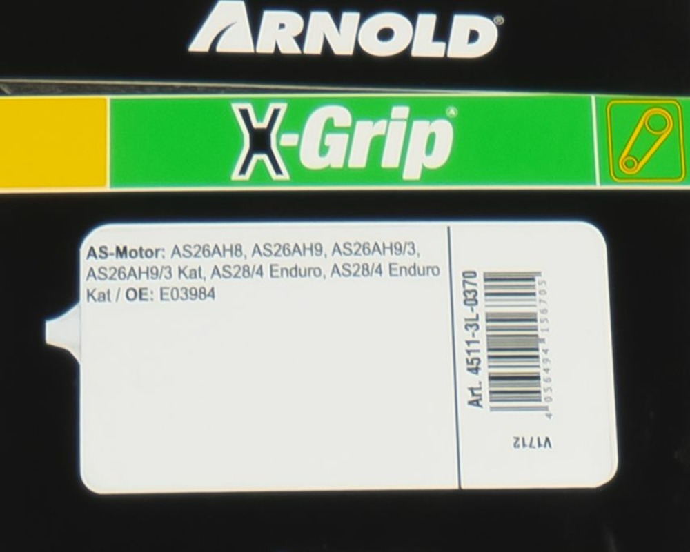 Courroie trapézoïdale x-grip v de type 3l370