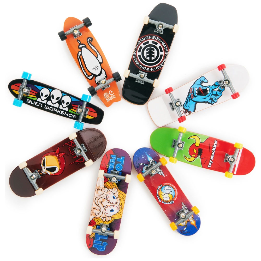 Tech Deck 25th Anniversary Finger Skates 8er-Pack