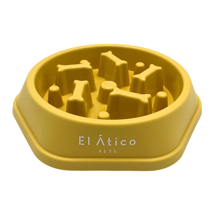 Alimentador automático EL ÁTICO PETS para cães, anti-engasgo. Alimentador anti-ansiedade e anti-estresse para cães ansiosos. Controla a velocidade de alimentação. Reduz o estresse e promove uma digestão saudável.