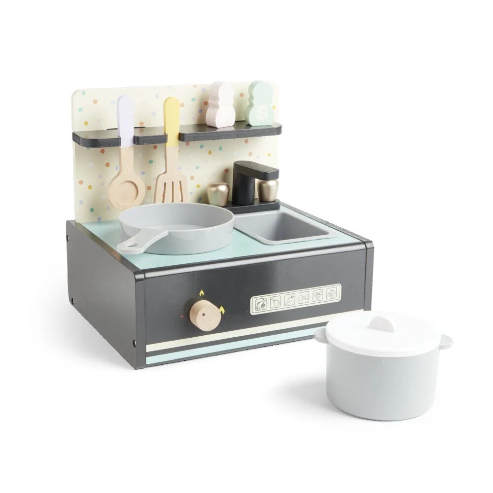 Cuisine en bois avec accessoires L30cm