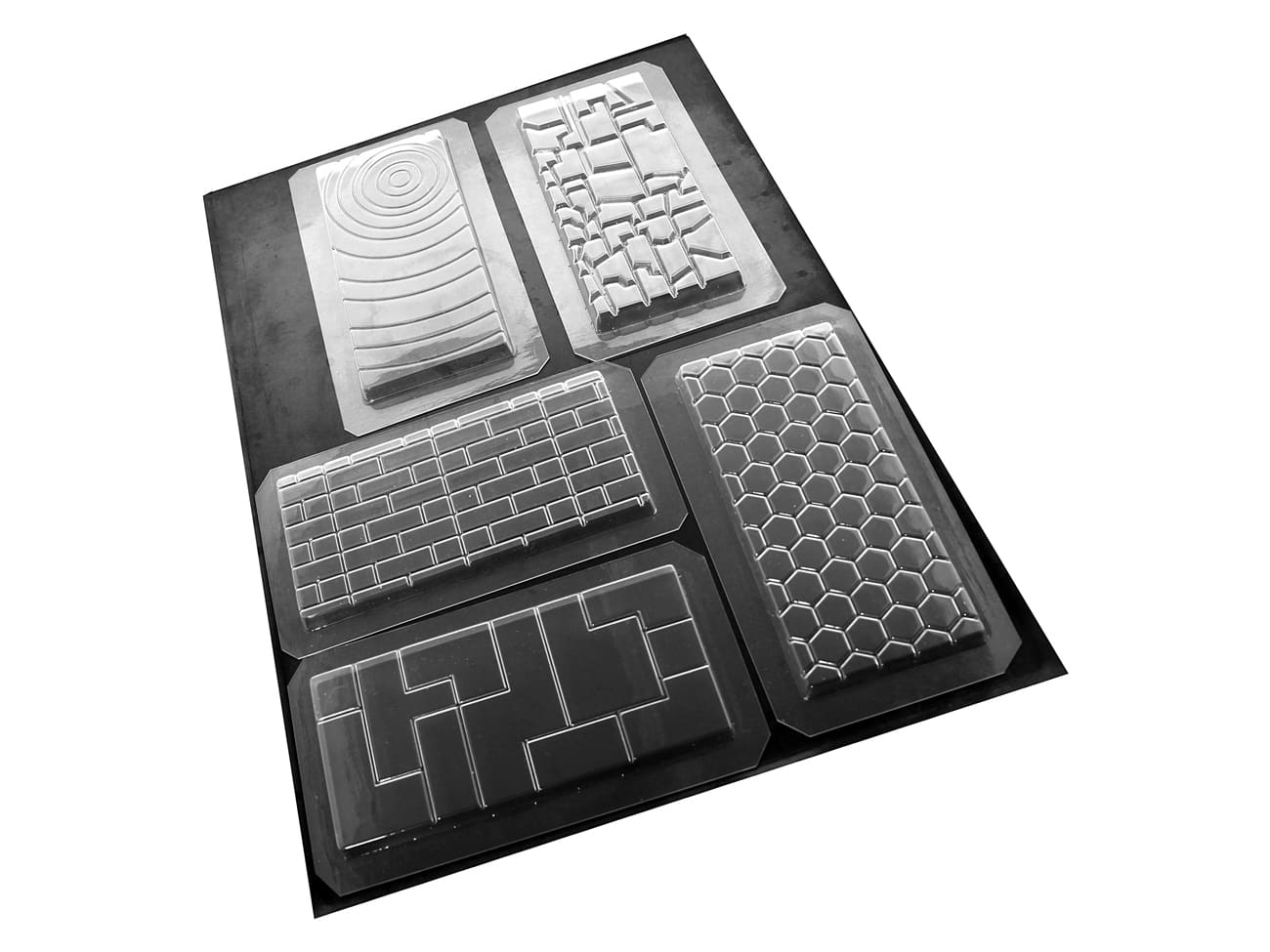 Moule chocolat (x 5) - tablettes originales
