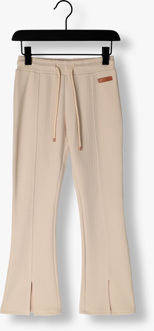 NONO zand nono flared broek sady flared jersey pants