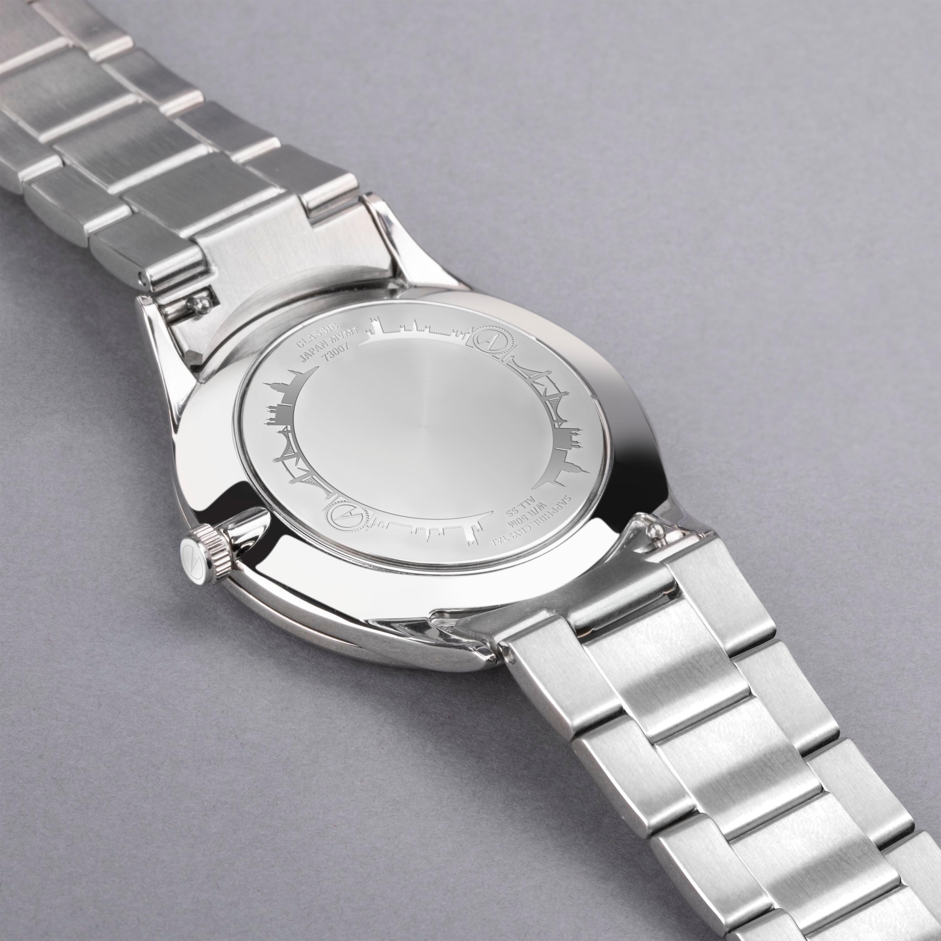 Accurist Classic Mens Stainless Steel Classic Analogue Quartz Watch