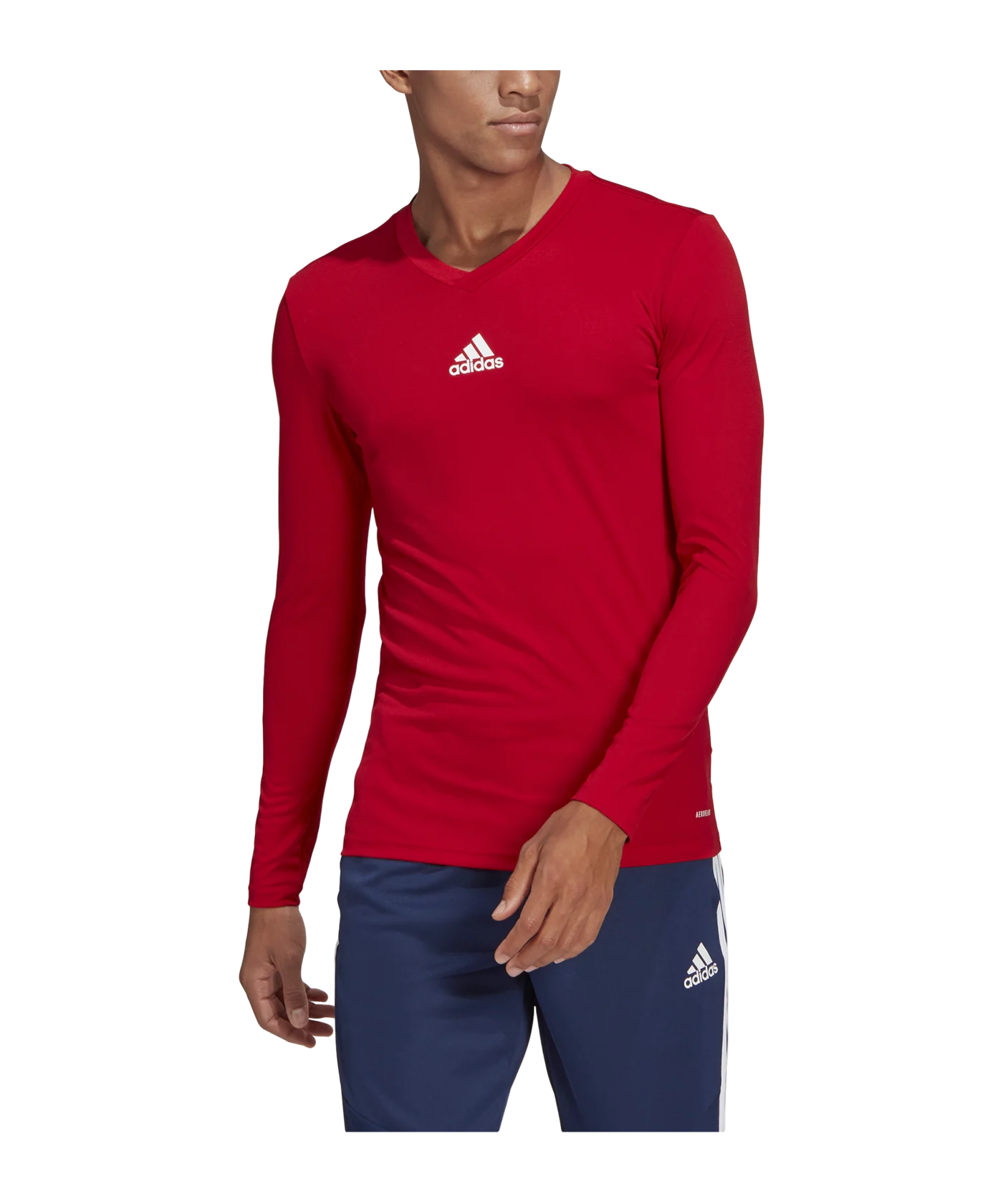 adidas Team Base Top langarm Rot