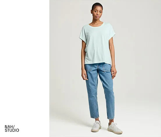 NAH/STUDIO T-Shirt | REFIBRA™, Caribbean Blue