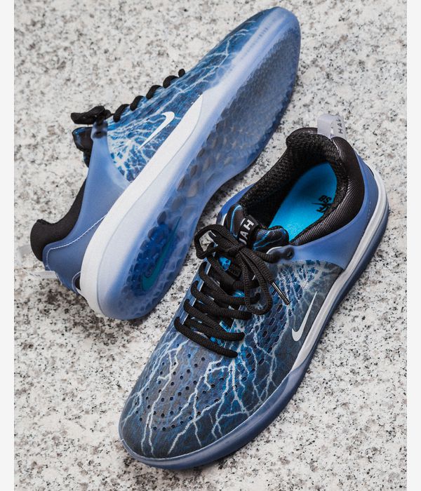 Nike SB Nyjah 3 Premium Schuh (black white deep royal)
