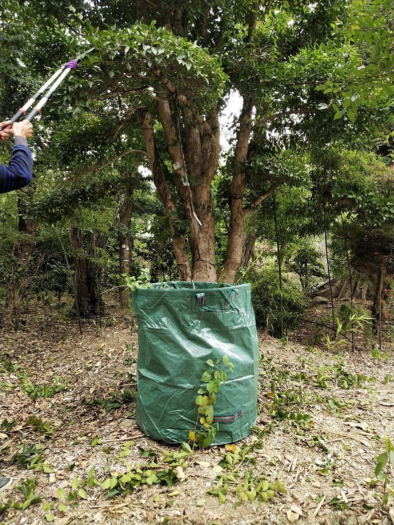 (2er Set) 270l Gartensack Laub Abfallbehälter Grünzeug Recycle Tasche