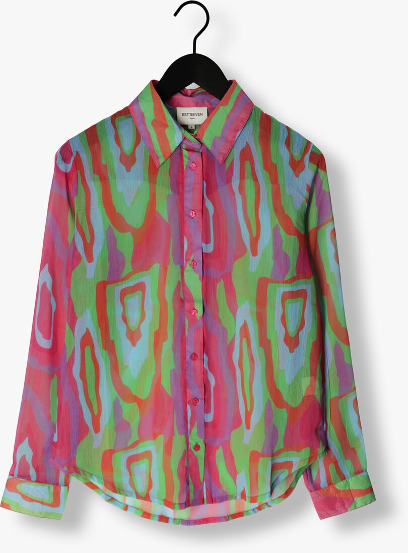 EST\\'SEVEN multi est'seven blouse est'cw blouse color rebel