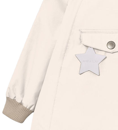 Mini A Ture Sommerjacke - MatWai Fleece - Silber Peony