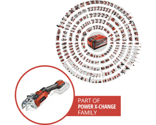 EINHELL Power X-Change GE-GS 18/150 Li accu snoeischaar zonder accu en lader
