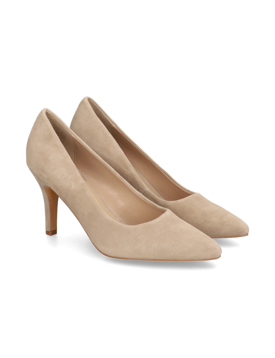 Veloursleder Pumps