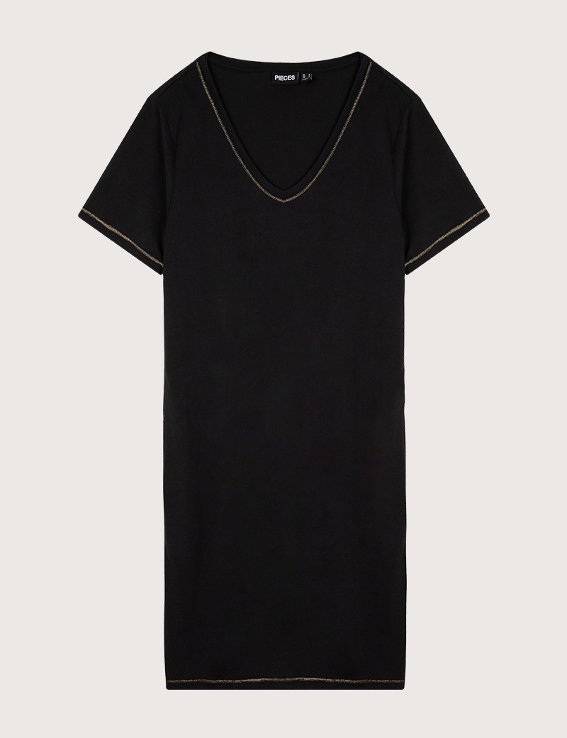 PIECES ROBE MANCHES COURTES ALANA NOIRE
