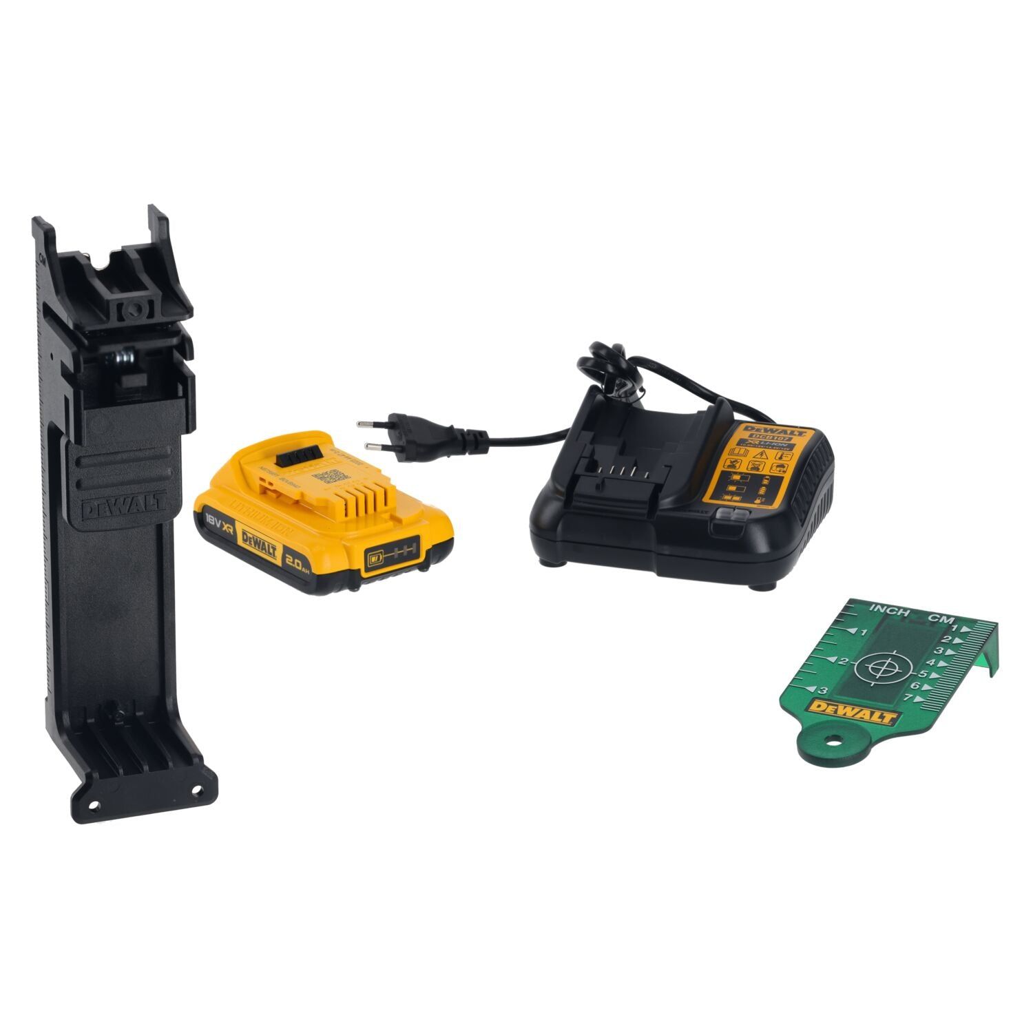 DeWALT DCLE34031D1 3x360° Compacte kruislijnlaser groen 18V XR 2.0Ah in koffer