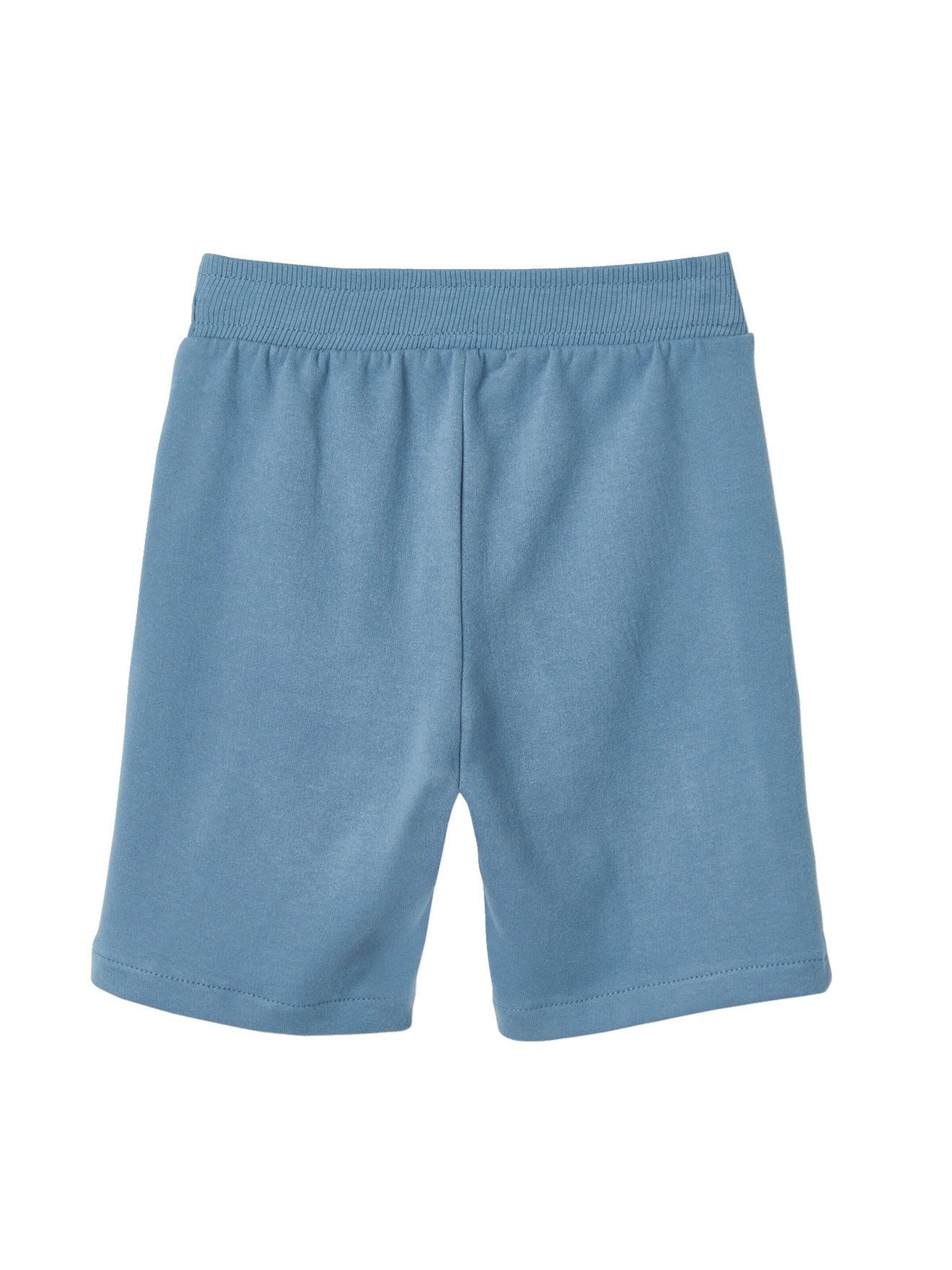 Vertbaudet 2er-Pack Jungen Sweat-Shorts BASIC, Bundweite verstellbar nachtblau+blau