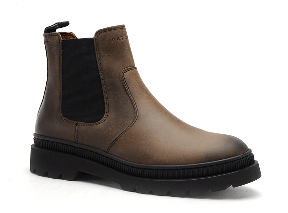 Pataugas boots bottine plates femme vitus marron