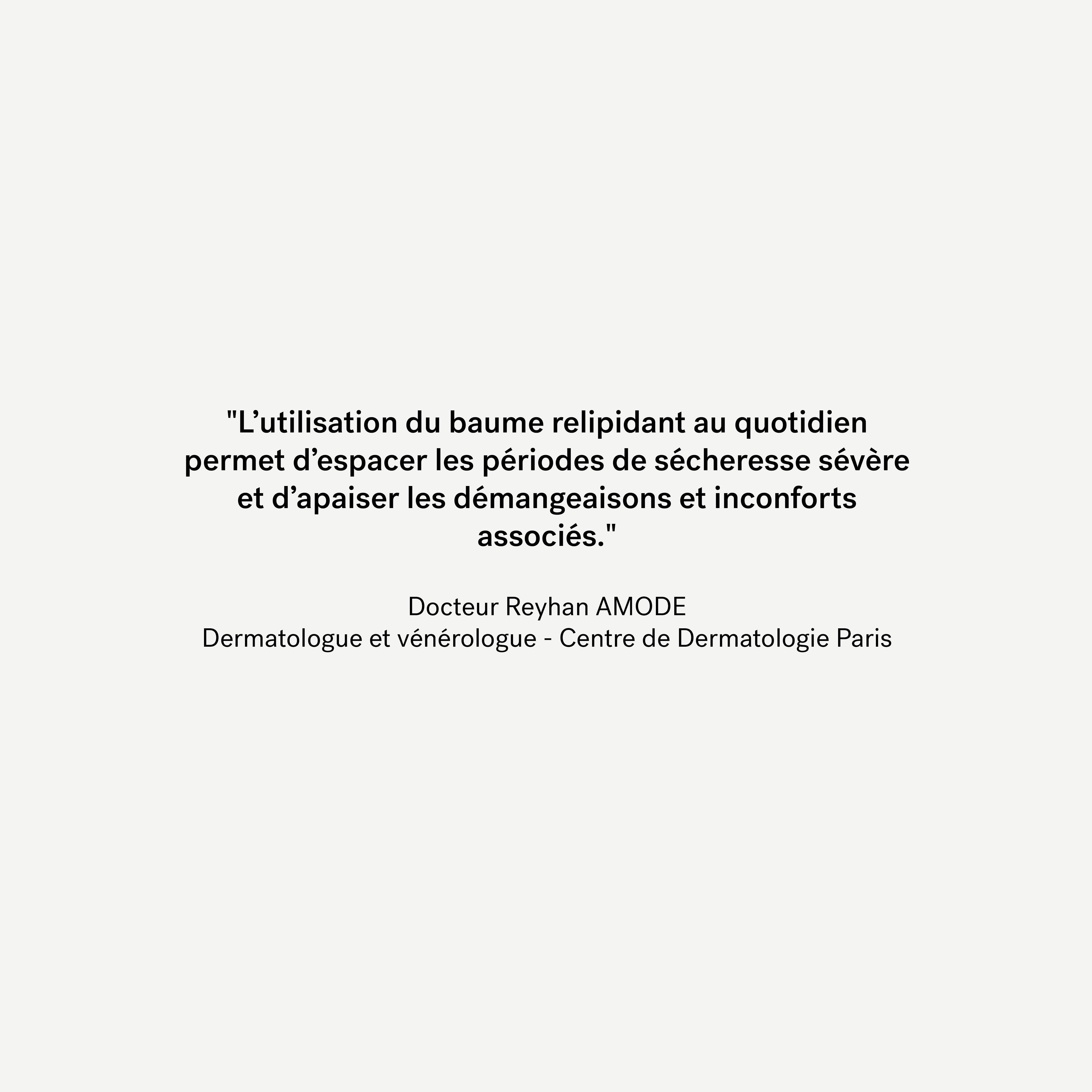 C91 - Baume relipidant<br>Complexe postbiotique 3% + Céramide NP