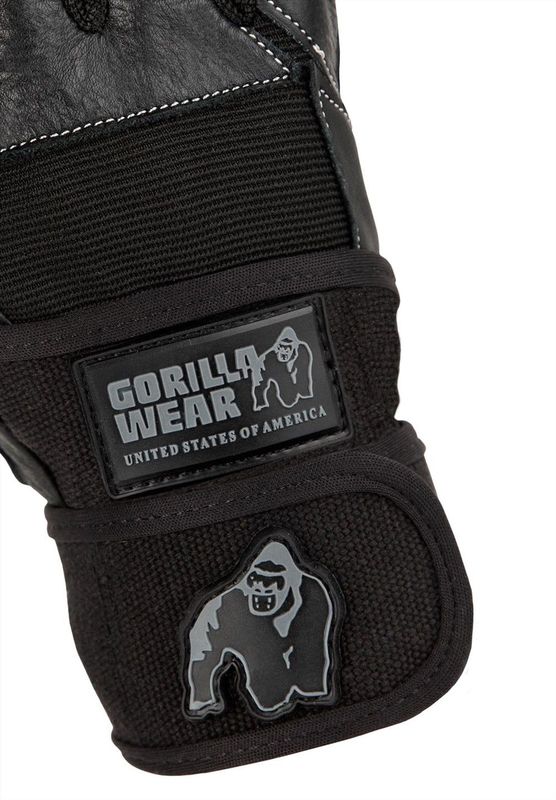 Gorilla Wear - Dallas Wrist Wraps - Sporthandschoenen Unisex - Zwart - XXXL