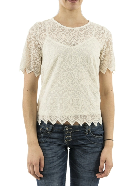 tee shirt Veromoda 10217858 grita blanc